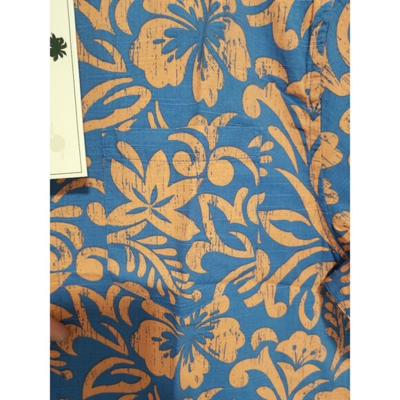 Oliver And Burke Men's Button-up Short Sleeve Shirt In Tropical Printed Size 2XL - Picture 5 of 7